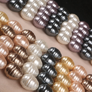 Deep Sea Special-shaped Shell Beads Thread <strong>Pear</strong> Shape Shell Loose Beads Semi-finished DIY Jewelry Bracelet Necklace Accessory - Product Image 3