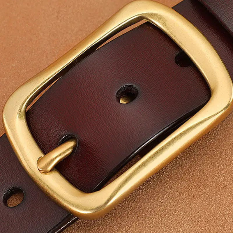 Wholesale Custom Casual Latest Collection High Quality Pin Buckle Reversible Genuine Leather Belt For Men