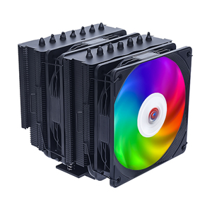 LGA 1150 2011 CPU Cooler PWM 4Pin Radiador ARGB LED Características Aplicación de computadora Disipador de calor Tipo de aire Procesador Ventilador de refrigeración - Product Image 1