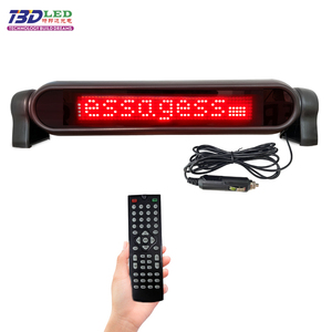 12V Fernbedienung Programmier bare LED-Autozeichen-Bildlauf nachrichten Nummern Anzeige Mini-Größe Digital anzeige für Werbung - Product Image 1