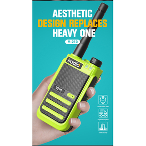 Pmr446 mini hai cách phát thanh đầy màu sắc cầm tay IRADIO V210 Analog tầm xa nhỏ Walkie Talkie UHF Wifi Walkie Talkie kích thước nhỏ - Product Image 3