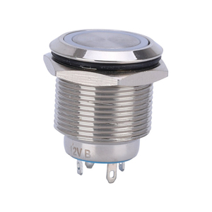 Welfnobl สวิตช์ปุ่มกด4ขา IP65 2A กันน้ำแบนหัวกลม - Product Image 3