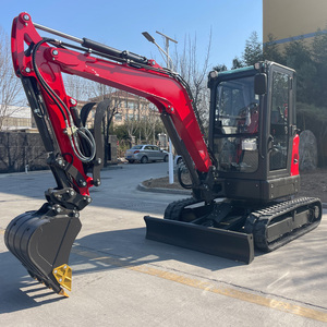 รถขุดตีนตะขาบขนาดเล็ก3-5ton ยูโร5 EPA พร้อมแกนสำหรับเครื่องยนต์เกียร์ของ Kubota และชิ้นส่วนปั๊มรถขุดขนาดเล็กผลิตในประเทศจีน