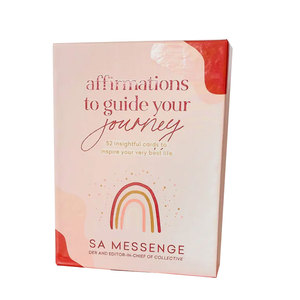 Custom Printing Affirmation Cards Packaging Box for Affirmation Cards