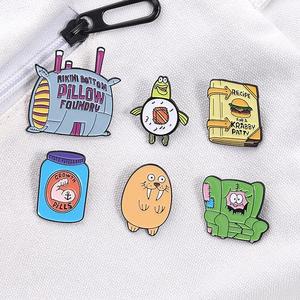 Wholesale Low Price <strong>Bulk</strong> Mixed Set Cute Cartoon Design Metal Badge Custom Soft Enamel Pin - Product Image 2