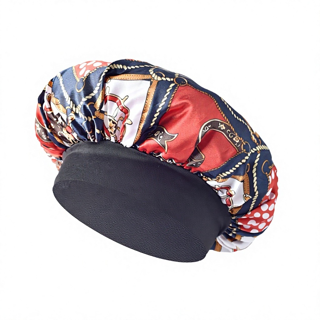 Patchwork nautique rétro rouge vif