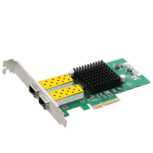 PCIe 1GサーバーSFPLanカードIntel82576デュアルSFPデュアルポートPCIE4X1g光ファイバーネットワークカードE1G42EF - Product Image 1