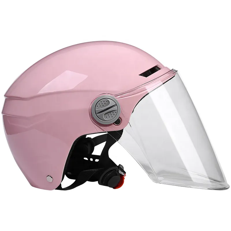 Customization Unisex Abs Material Pc Hd Sun Visor Electric Scooters Half Helmet Moto Motorcycle