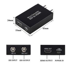 OEM ODM SDI至HDMI转换器SDI环路自动格式检测SDI至HDMI视频微转换器立体声音频去嵌入器 - Product Image 5
