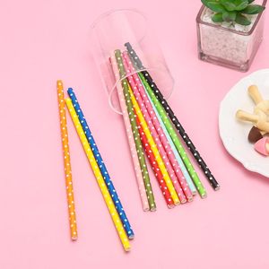 派对用品用多色可生物降解纸吸管生日新娘/婴儿淋浴圣诞装饰品节日庆典