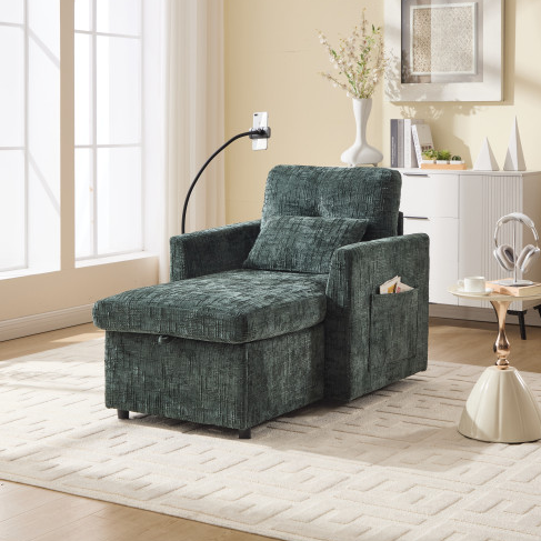 Emerald + Chenille + 1 Seat