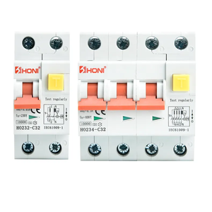 HONI HO234-C32 4P 100MA TYPE A RCBO 10KA CURVE C 32A過負荷保護付き残留電流遮断器 - Product Image 6