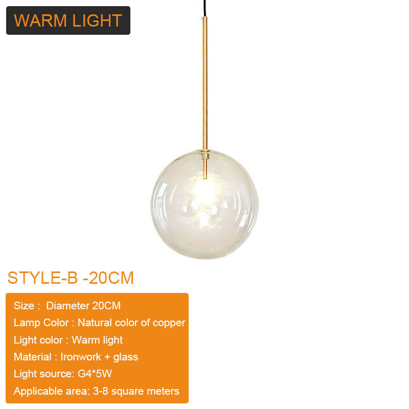 Style-B-lumière chaude -20CM