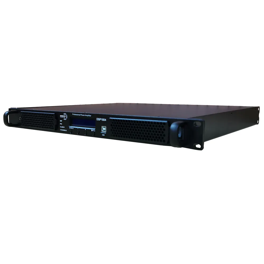 Amplificateur de puissance 4 canaux DSP1804 classe D avec processeur audio DSP professionnel