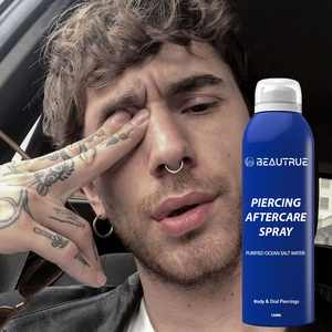 Hot bán piercing chăm sóc sau khi phun kháng khuẩn Tattoo Cleaner chăm sóc vết thương Mist tai mũi sụn môi chữa bệnh chất lỏng - Product Image 1