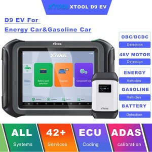 XTOOL D9EV D9 EV strumenti diagnostici per auto auto elettrica Tesla BYD con rilevamento batteria attivo Test ECU codifica