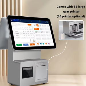 15.6 "Màn hình cảm ứng AIO POS thiết bị đầu cuối máy <span class=keywords><strong>Android</strong></span> hệ thống tiền mặt Đăng Ký Với Máy quét máy in đầu đọc mã vạch cho bán lẻ thanh toán - Product Image 2