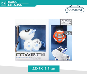 Lovely Watch Remote Control Robotic Animal <strong>Cow</strong> <strong>Toys</strong> Plastic with Light Music