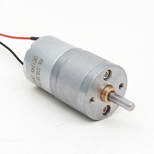 高扭矩通用电气齿轮dc 12v低速旋转电刷电机低瓦320 370齿轮箱24v电机 - Product Image 5