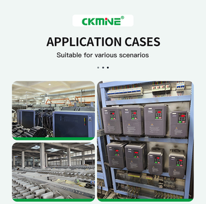 CKMINE 160kW可変周波数スピードドライブ300A 3相380V 400V AC VFD VSDインバーター215HPモーターコンプレッサーCNCマシン用 - Product Image 3