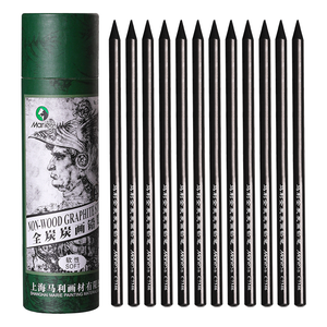Maries Professional 100% Charcoal Pencils Extra-Soft Core Set for <strong>Architectural</strong> <strong>Rendering</strong> Figure Sketching Tonal Studies - Product Image 1