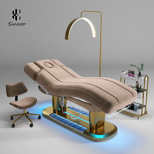 Di alta qualità Spa trattamento riscaldato lettino da massaggio vibrante salone di bellezza medico sedia viso letto elettrico lettino da massaggio - Product Image 3