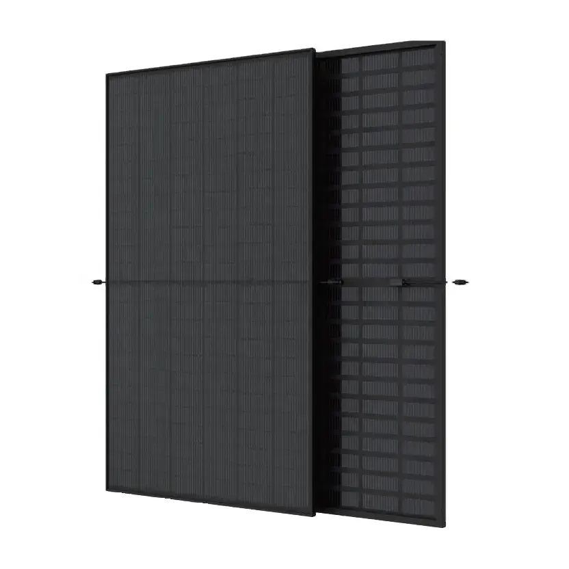 Trina panneau solaire double verre tout noir bifacial en stock entrepôt européen 415W 420W 425W 430W 435W