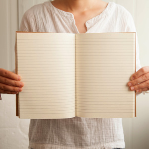 Custom A5 Sketchbook per acquerello e disegno nuda rilegatura semplice carta Kraft copertina taccuino materiale PP diario per uso regalo - Product Image 2