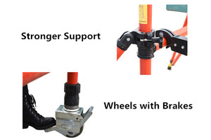 En1004 tiêu chuẩn di động nhanh chóng điều chỉnh <span class=keywords><strong>genex</strong></span> sợi thủy tinh giàn giáo giàn giáo ván với nền tảng nhà sản xuất - Product Image 3