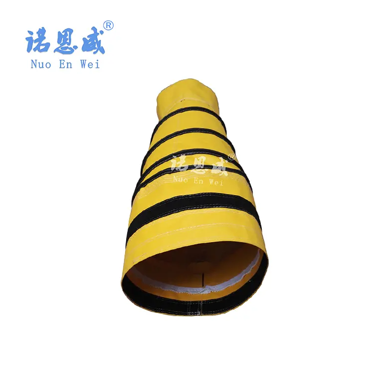 Customizable Telescopic variable diameter Airport insulated air duct adapter