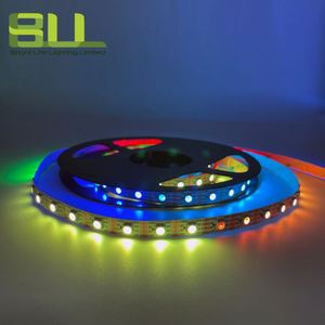 梦幻彩色SMD5050 60leds/m WS2815 RGB断点DC12V汽车电视背饰发光二极管条 - Product Image 1