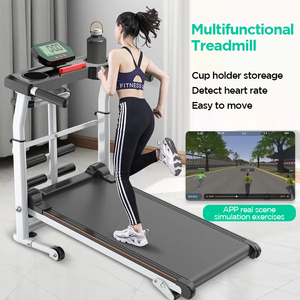 Prezzo all'ingrosso singolo funzione tapis roulant meccanico con inclinazione schermo LCD Unisex TODO regolabile palmare programma di esercizio
