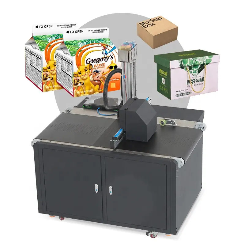 Impresora digital de una sola pasada para impresión de sobres y bolsas de papel de caja corrugada con alta velocidad y calidad