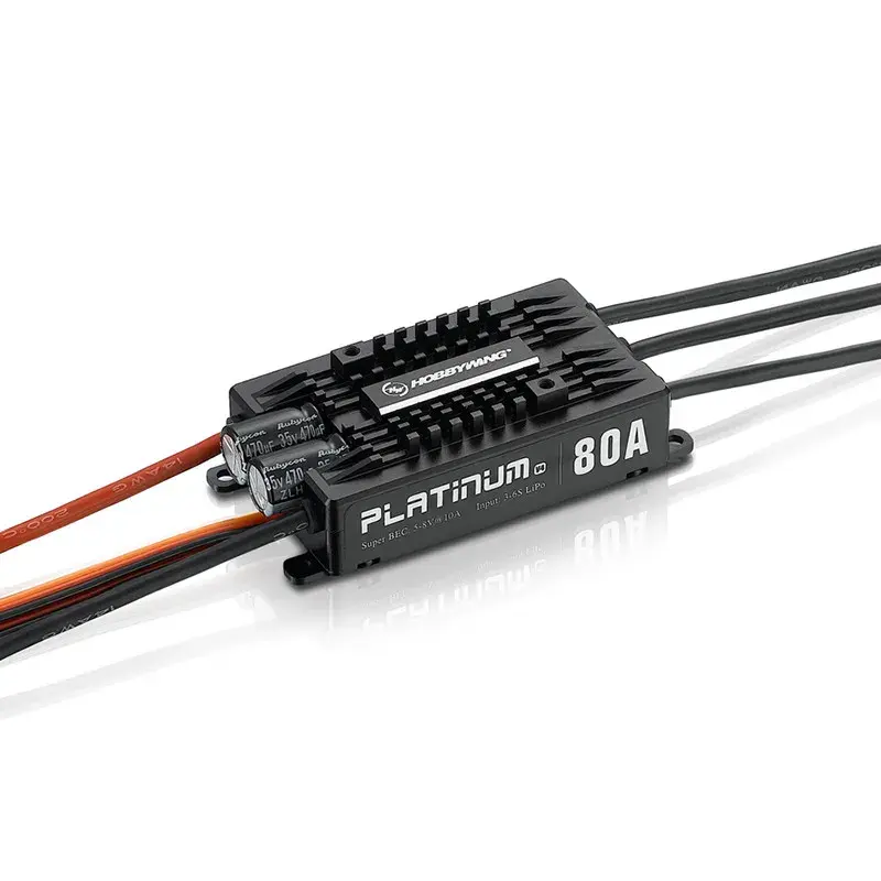 Hobbywing Platinum Pro 80A V4 3-6S Lipo BEC пустая форма бесщеточная ESC для Радиоуправляемый беспилотный летательный аппарат вертолет