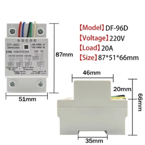 DF-96D Automatic <strong>Water</strong> <strong>Level</strong> <strong>Controller</strong> Switch 20A 220V 2m Wires <strong>Water</strong> Tank Liquid <strong>Level</strong> Detection Sensor <strong>Water</strong> Pump <strong>Controller</strong> - Product Image 2