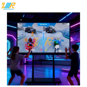 Игры с датчиками движения с 75-дюймовым мобильным ЖК-экраном, интерактивная игра с человеческим телом, соматосенсорная интерактивная игра - Product Image 1