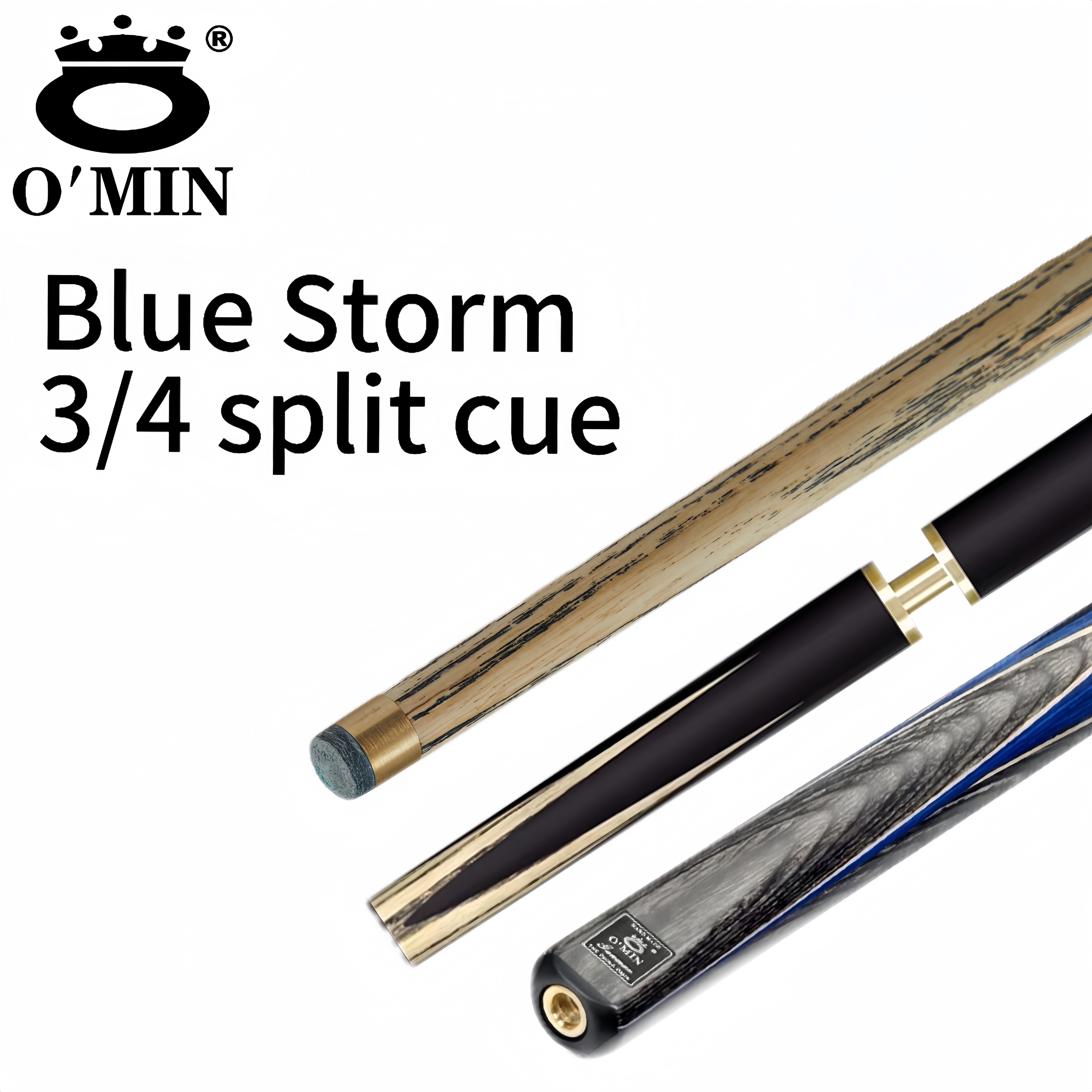 Blue Storm 3/4 Split cue