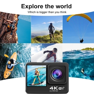 G9Pro Action <strong>Camera</strong> 4K 60FPS 24MP 2.0 Touch LCD EIS Dual Screen Wi-Fi 170D Waterproof Remote Control 4X Zoom Go Sports Pro Cam - Product Image 6