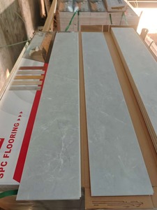 Spc vinil döşeme 8mm su geçirmez 4mm tıklayın 5mm parlak mermer beyaz
