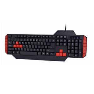 レインボーLEDバックライトワイヤードオーバーイヤーヘッドフォン、マイクゲーミングキーボードマウスヘッドセット & マウスパッド4in1ゲーミングコームセット - Product Image 2