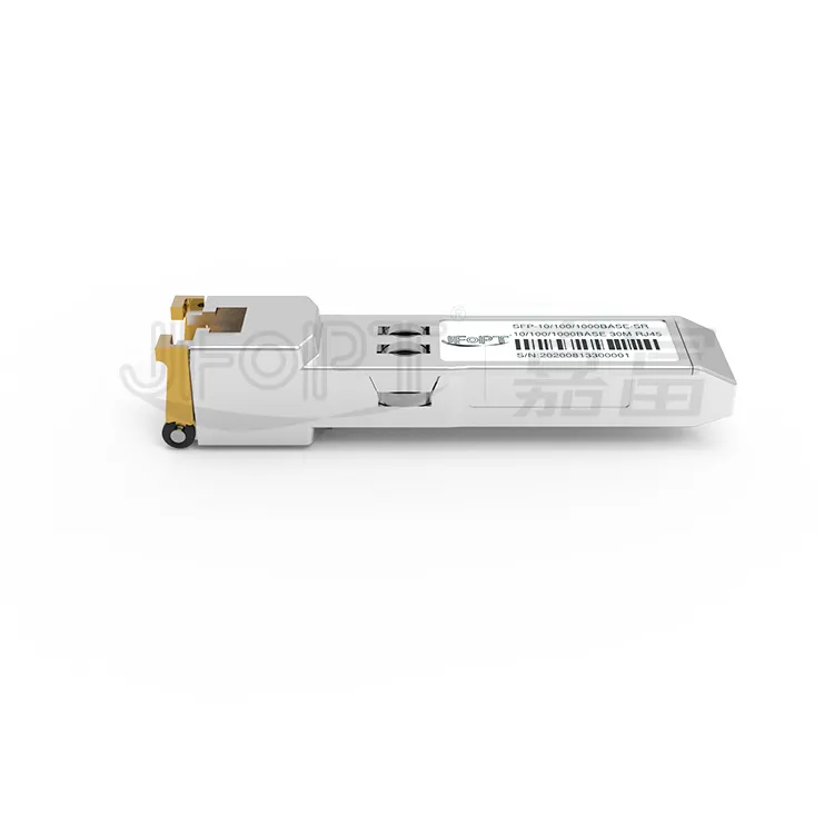 Gigabit Sfp Rj45 10G Koperen Module Sfp + 30M 80M Ethernet 10/100/1000M Rj45-poort Elektrische Transceiver