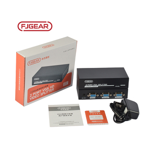 FJ-2502A Fjgear <strong>2</strong> Port Vga Video <strong>Splitter</strong> <strong>1</strong> <strong>Input</strong> <strong>2</strong> <strong>Output</strong> Bandwidth 250MHz Resolution up to 1920*1440