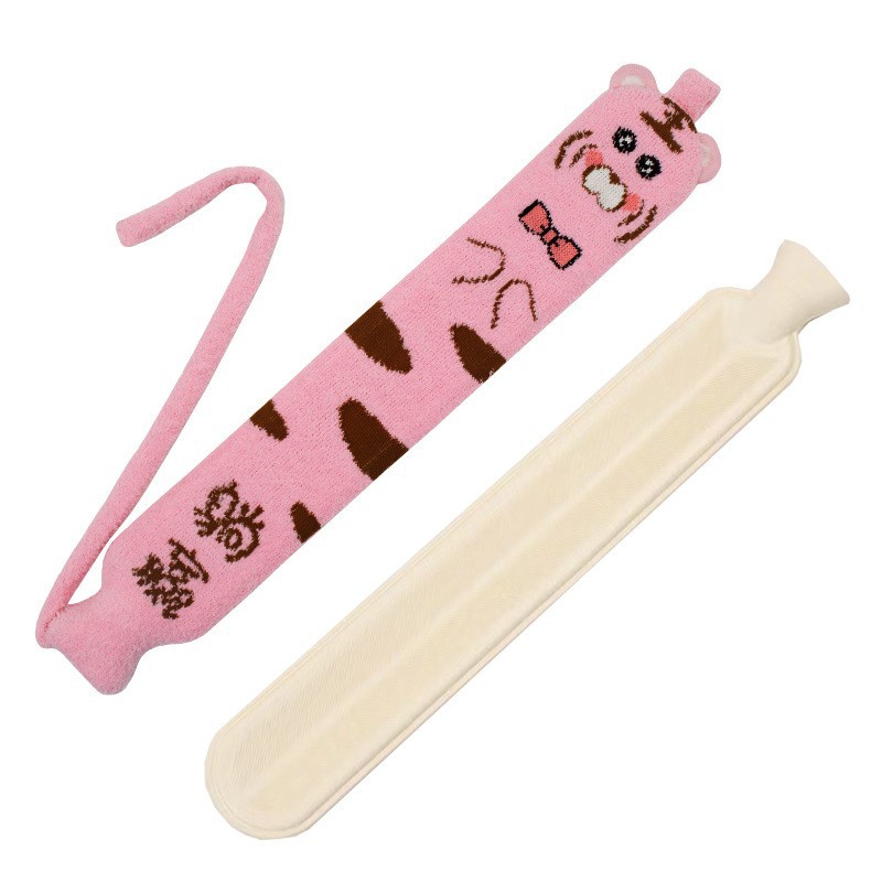 Coloré --- Nouveau costume tricoté long tigre rose