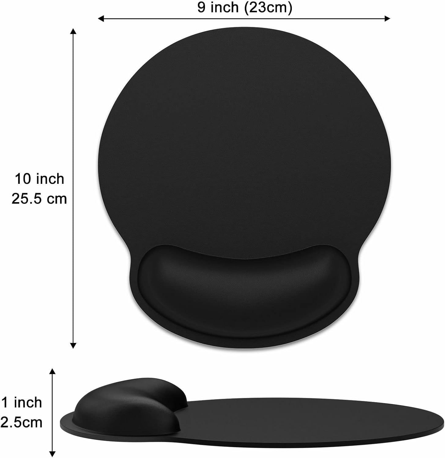 Repose-poignet pour souris - noir