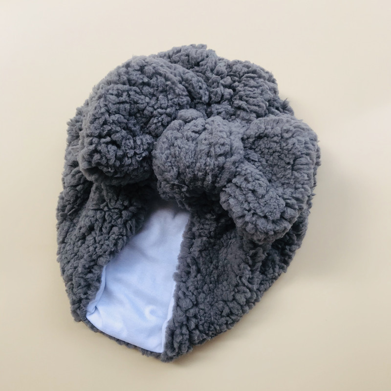 Bonnet Bonnet Bonnet Enfant Bébé Hiver Gris Foncé