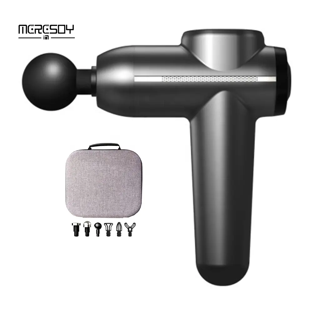 Meresoy Muscolare Profondo Massager Del Corpo Elettrico Pistola Brushless Relax Ginocchio Portatile Profondo Del Tessuto Collo e Schiena Massaggiatore Elettrico