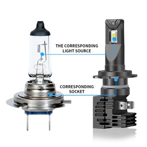 Süper parlak R8 pro led sis işık far ampulü H1 H3 H7 H11 H13 9005 9006 H8 9012 h4 halojen ampul led canbus led araba işık - Product Image 6