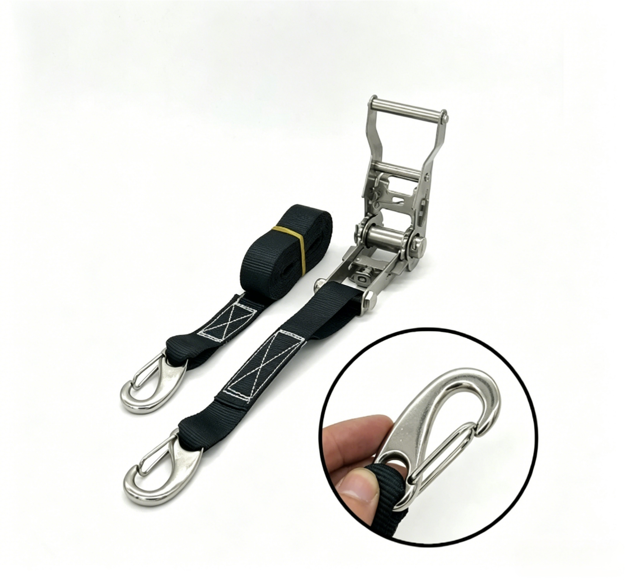 28mm*2.5m 300kg with C safety Snap Hook