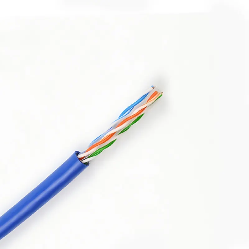 Precio de fábrica Cat 6 UTP / STP / SFTP Cable de prueba de paso para interiores y exteriores Soporte OEM Cat6 Lan Cable