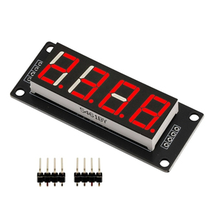 TM1637モジュール0.56 "0.56インチ7セグメントデジタルディスプレイチューブ4桁LEDモジュールボード赤緑青白 - Product Image 3